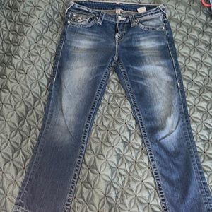 True Religion jeans. Studded back pockets